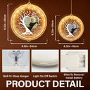 Memorial - Custom Photo Memorial A Limb Has Fallen From Our Family Tree - Personalized LED Pendant Light