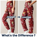 Pet Lovers, Dog Lovers - Custom Photo Funny Dogs Merry Woofmas Feliz Navidog - Personalized Pajama Pants