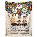 Gift For Mother,Gift For Grandma,Love - Mom & Children Hold It Tight And Feel Our Love Within It - Personalized Fleece Blanket, Sherpa Blanket