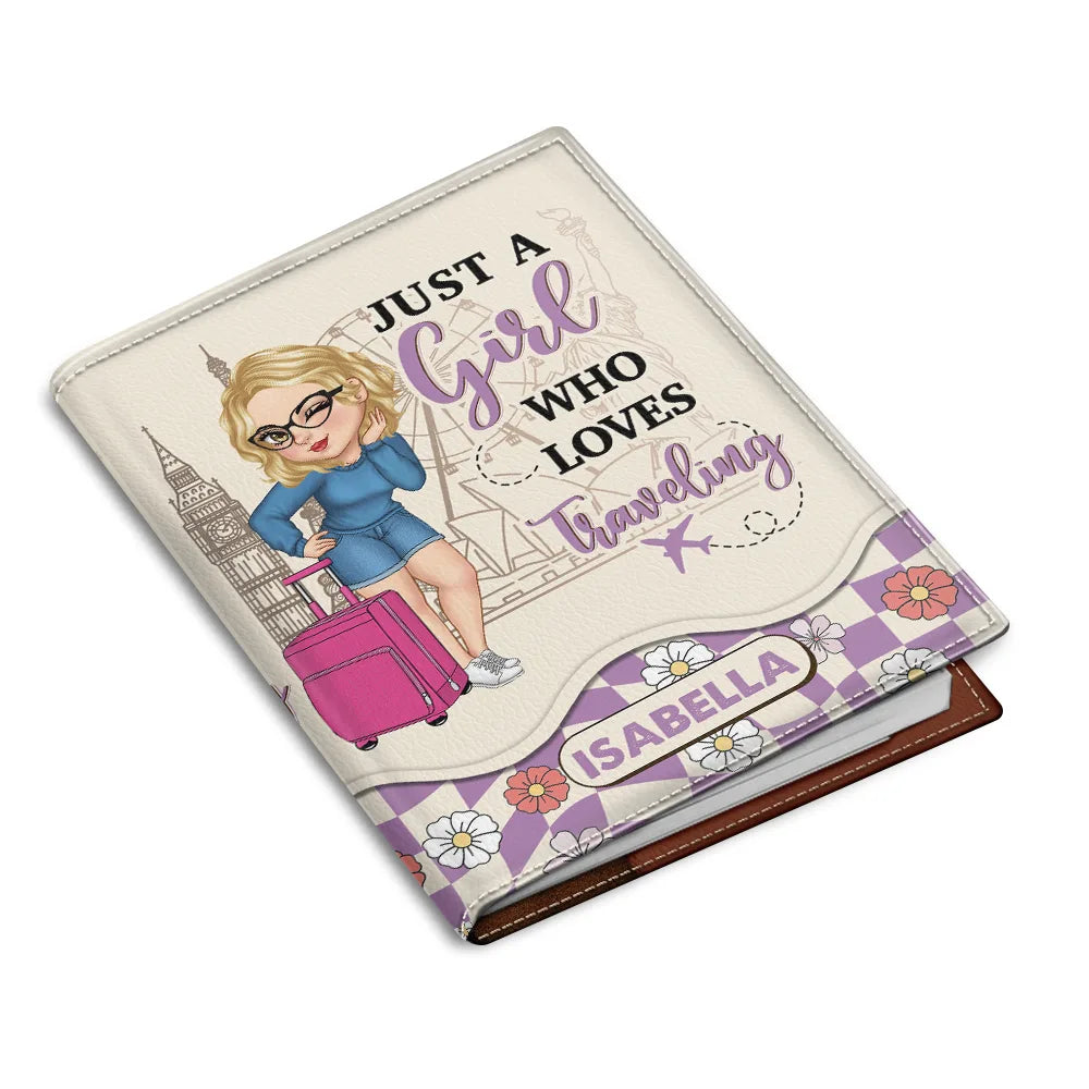 Travel, Gift For Yourself, Gift For Women - It's On My List Travel Lover - Personalized Passport Cover, Passport Holder