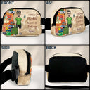 Travel, Gift For Yourself, Gift For Women, Gift For Men - And So The Adventure Begins - Personalized Crossbody Belt Bag