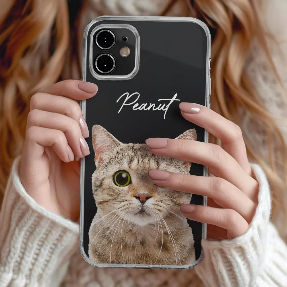 Pet Lovers, Dog Lovers, Cat Lovers - Custom Photo Your Dog Cat Pet - Personalized Clear Phone Case