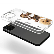 Pet Lovers, Dog Lovers, Cat Lovers - Custom Photo Your Dog Cat Pet - Personalized Clear Phone Case
