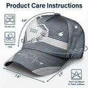 Gift For Father,Gift For Grandpa - Grandpa Papa Dad Father Sweetheart Kid Grandkid Handprints - Personalized Classic Cap