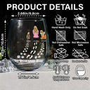 Pet Lovers,Pet Mom,Love - Pet Memorial I'm Always With You Never Walk Alone - Personalized Stemless Wine Glass