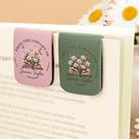 Reading,Gift For Yourself,Happy - From The Library Of, Gift For Book Lovers - Personalized Leather Magnetic Bookmark