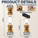 Reading,Gift For Yourself,Gift For Women,Happy,Custom Photo,Pet Lovers - Custom Photo Watercolor Realistic Pet Lovers You Pawsed Here - Personalized Custom Shaped Magnetic Bookmark Clip