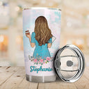 Coffee Scrubs And Rubber Gloves - Gift For Nurses - Personalized Custom Tumbler