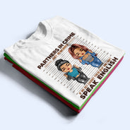 If We Get Caught You‘re Deaf - Besties Gift - Personalized Custom Hoodie