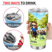 The Legend Has Retired - Retirement Gift - Personalized Custom Tumbler