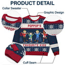 Nana's Favourite Kids - Christmas Gift For Grandma, Grandmother, Grandpa, Grandfather, Grandparents - Personalized Unisex Ugly Sweater