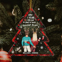 I Still Just Want To Touch Your Butt - Funny Christmas Gift For Couples, Lovers, Wife, Husband, Girlfriend, Boyfriend - Personalized Custom Shaped Acrylic Ornament
