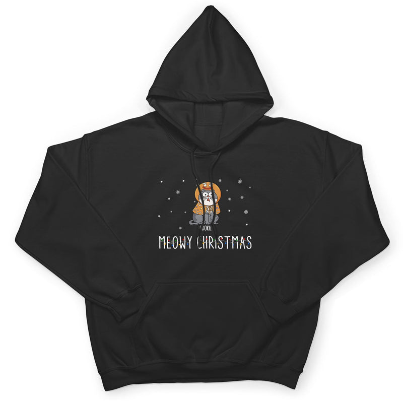 Meowy Christmas Funny Cartoon Cats - Gift For Cat Lovers - Personalized Sweatshirt