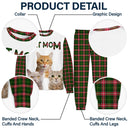 Custom Photo Cat Mom Cat Dad - Gift For Cat Lovers - Personalized Unisex Pajamas Set
