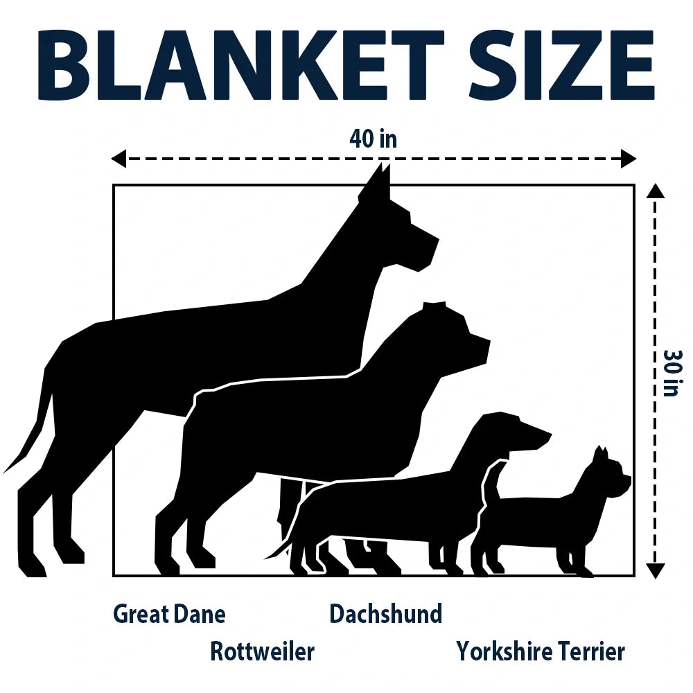 Custom Photo Pet Dog Cat Face - Personalized Pet Blanket