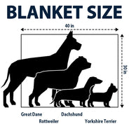 Custom Photo Pet Dog Cat Face - Personalized Pet Blanket