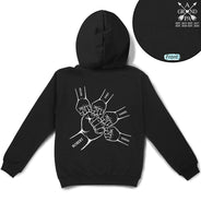 Gift For Father,Gift For Grandpa,Top Market,Non-Eng,Icon,Proud - Papa Dad Cross Arrows Hand Punch - Personalized T Shirt