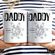 Gift For Husband,Gift For Father,Happy,Gift For Grandpa - Papa The Man The Myth The Legend The Hero - Personalized Mug