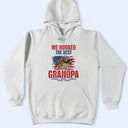 Gift For Father,Independence Day,Fishing,Humorous,Icon - Patriotic We Hooked The Best Dad Grandpa - Personalized T Shirt