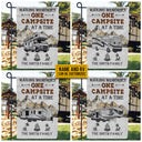 Personalized Camping Map Making Memories Customized Flag