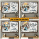 Personalized Camping RV Old Couple Hold Your Hand Skin Custom Poster