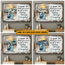 Personalized Camping RV Old Couple Hold Your Hand Skin Custom Poster