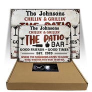 Personalized Grilling Patio Backyard Custom Classic Metal Signs