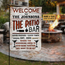 Personalized Patio Backyard Listen To Good Music Custom Flag
