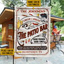 Personalized Patio Grilling Red Listen To The Good Music Chillin Custom Flag