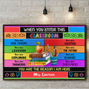 Personalized Teacher You Are The Reason Custom Poster, Classroom Decor