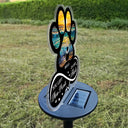 Memorial,Pet Lovers,Pet Mom,Pet Dad,Sad - Pet Forever In My Heart Always Loved - Personalized Solar Light