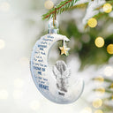 Christmas,Pet Lovers,Pet Mom,Pet Dad,Memorial - Pet Loss When Tomorrow Starts Without Me - Personalized Custom Shaped Acrylic Ornament
