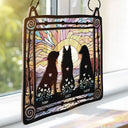 Memorial, Pet Lovers, Pet Mom, Pet Dad, Dog Lovers, Dog Mom, Dog Dad, Sad - Pet Memorial My Hardest Goodbye - Personalized Window Hanging Suncatcher Ornament