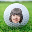Gift For Husband,Parents,Gift For Yourself,Gift For Men,Gift For Grandpa,Gift For Father,French,Custom Photo,Happy,Sport Dad,Golf,Dad's Hobby,Grandpa's Hobby,Gift For Grandparents,Non-Eng,Photo,Humorous - Photo Personnalisable Meilleur Papa Au Par - Balle De Golf Personnalisée
