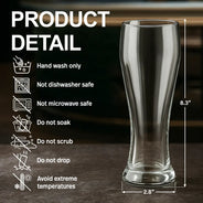 Gift For Brothers,Gift For Sisters,Gift For Sibling,Cousin,Gift For Women,Gift For Men,Happy - Brothers A Bond That Can't Be Broken - Personalized Pilsner Glass