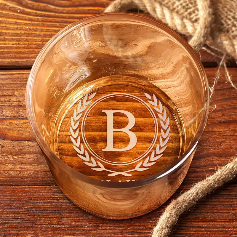 Gift For Couples,Gift For Husband,Gift For Boyfriend,Gift For Men,Funny - Prescription Whiskey Glass - Personalized Engraved Whiskey Glass