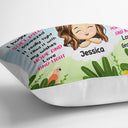 Grandma Mother Hugged This Soft Pillow Sunflowers - Gift For Granddaughter, Grandson, Kids - Personalized Pillow