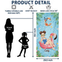 Monogram Beach Towel - Gift For Women, Beach Lovers - Personalized Beach Towel