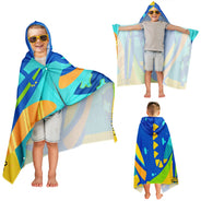 Kids Animal - Personalized Hooded Beach Towel