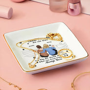 Gift For Bestie - Good Friends Are Like Stars - Personalized Ring Dish