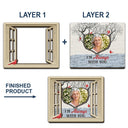 Memorial - Custom Photo Always With You - Personalized Custom Shaped Car Visor Clip