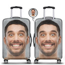 Continue Shopping,Custom Photo,Travel,Family,Gift For Bestie,Gift For Couples,Gift For Husband,Gift For Wife,Gift For Boyfriend,Gift For Girlfriend,Pet Lovers,Dog Lovers,Cat Lovers,Funny - Custom Photo Friends Family Couple Travel Lover - Personalized Luggage Cover