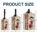 Travel,Gift For Yourself,Funny - I Identify As A Carry On - Personalized Luggage Tag