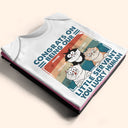 Cat Lovers, Pet Lovers, New baby - Congrats On Being My Little Servant - Personalized Baby Onesie
