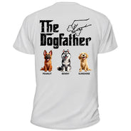 Dog Lovers,Pet Lovers,Dog Dad,Funny - The Dog Father 3D Effect - Personalized T Shirt