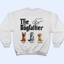 Dog Lovers,Pet Lovers,Dog Dad,Funny - The Dog Father 3D Effect - Personalized T Shirt