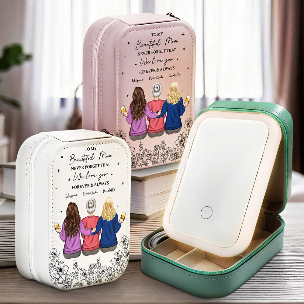 Makeup Box With LED Mirror