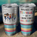 Best Friends Here's To Another Year Of Bonding Over Alcohol White - Bestie BFF Gift - Personalized Custom 30 Oz Tumbler