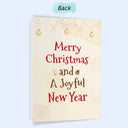 Have A Christmas Filled With Magical Moments Best Friends Sisters And Brothers - Gift For Besties And Siblings - Personalized Custom Folded Greeting Card