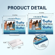Custom Photo Best Friends Who We Have In Our Life That Matters - Gift For BFF - Personalized Custom Horizontal Rectangle Acrylic Plaque